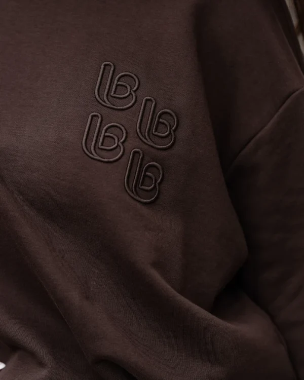 Bluza z marszczonym rękawem LaBalancia Remy brąz