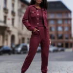 Dresowy komplet 3-częściowy LaBalancia Milano bordo