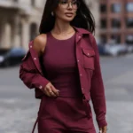 Dresowy komplet 3-częściowy LaBalancia Milano bordo