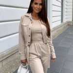 Dresowy komplet 3-częściowy LaBalancia Milano beż