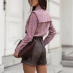 Elegancka koszula w paski LaBalancia Milo różowa