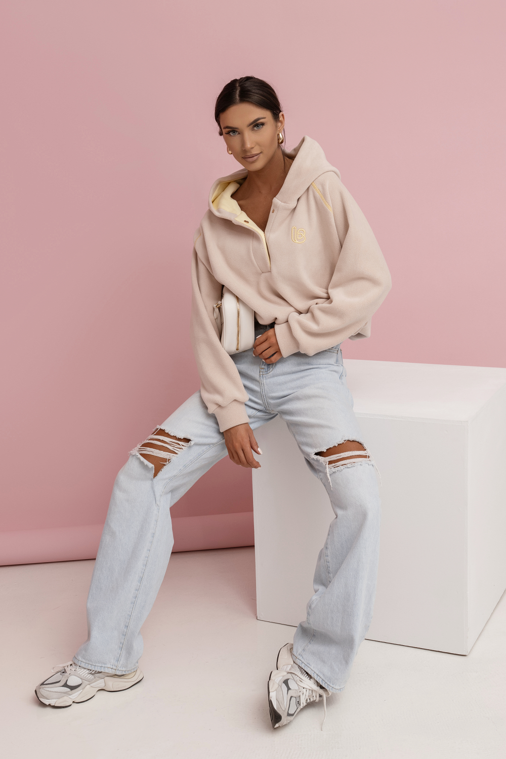 Bluza polarowa LaBalancia Loom beż