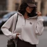 Bluza polarowa LaBalancia Loom beż z brązem