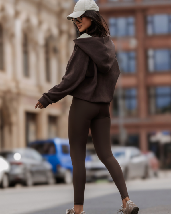 Bluza polarowa LaBalancia Loom brąz i matcha