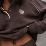 Bluza polarowa LaBalancia Loom brąz i matcha