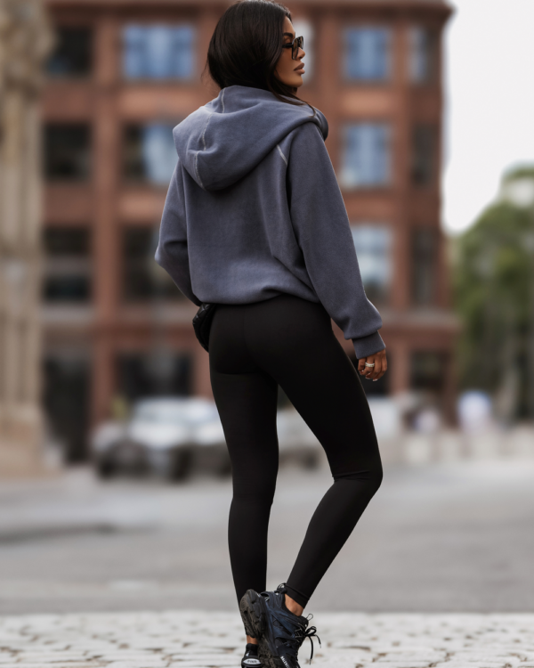Bluza polarowa LaBalancia Loom grafit z beżem