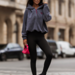 Bluza polarowa LaBalancia Loom grafit z różem