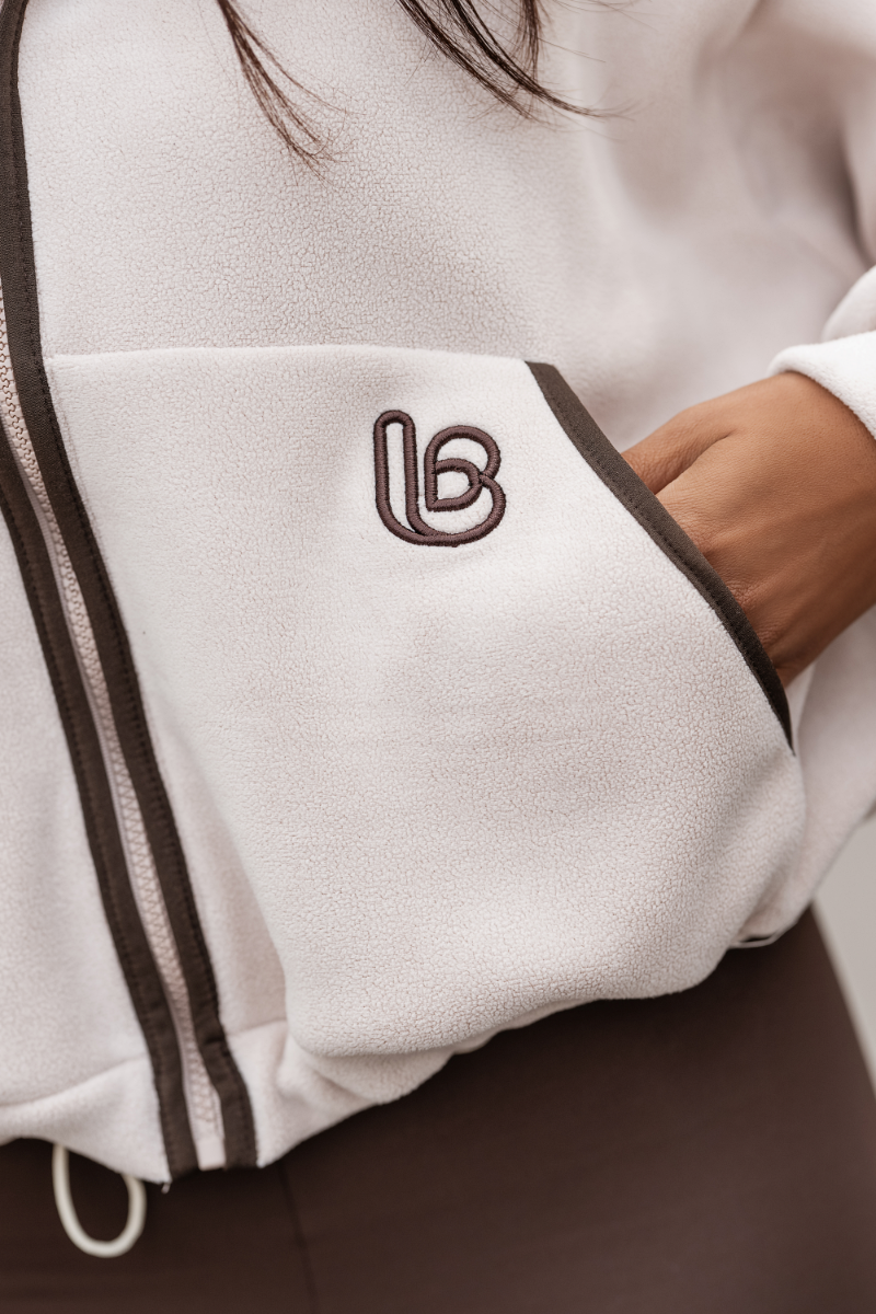 Bluza polarowa rozpinana LaBalancia Snug beż