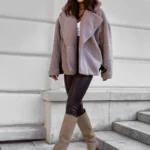 Puszysta kurtka LaBalancia Fluffy taupe