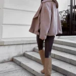 Puszysta kurtka LaBalancia Fluffy taupe