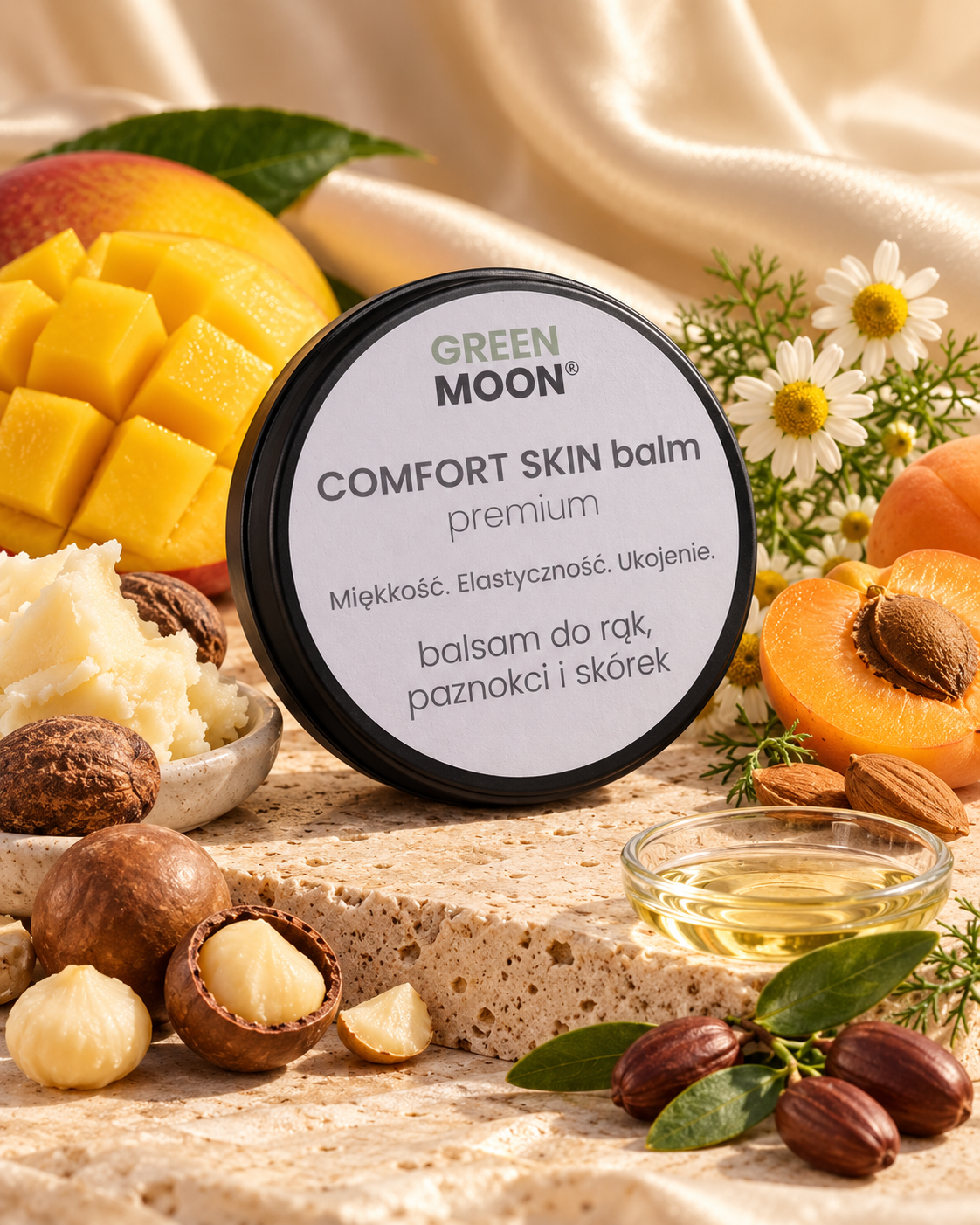 Balsam do suchych dłoni COMFORT SKIN balm premium Green Moon