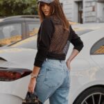 Bluzka z siatką na plecach LaBalancia Lady czarny