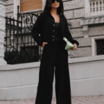 Komplet rozpinana bluza ze spodniami LaBalancia Brooklyn czarny