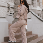 Komplet rozpinana bluza ze spodniami LaBalancia Brooklyn fango