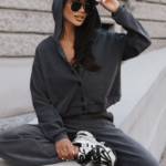 Komplet rozpinana bluza ze spodniami LaBalancia Brooklyn grafit