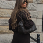 Komplet bluza ze spodniami baggy LaBalancia Gigi brąz