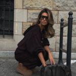Komplet bluza ze spodniami LaBalancia Venice brąz