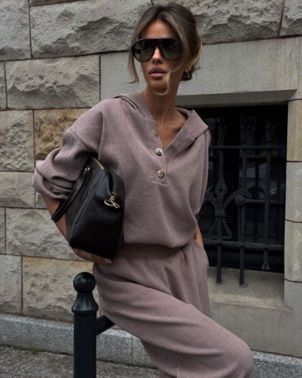 Komplet bluza ze spodniami LaBalancia Venice fango