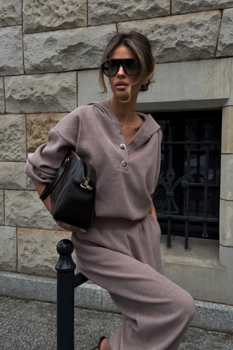 Komplet bluza ze spodniami LaBalancia Venice fango
