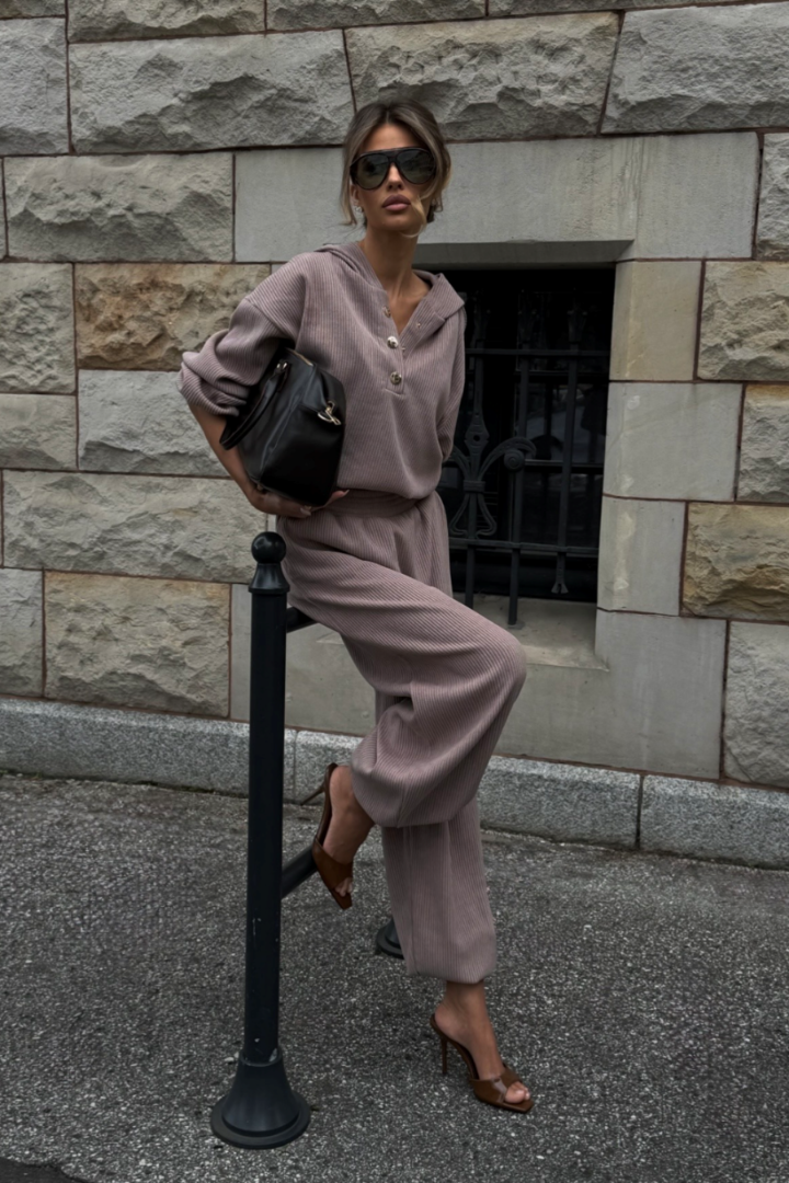 Komplet bluza ze spodniami LaBalancia Venice fango