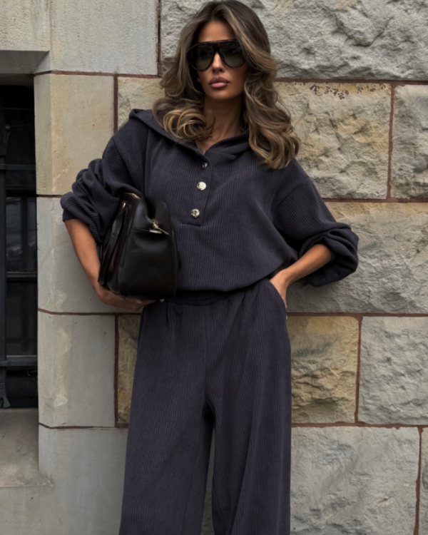 Komplet bluza ze spodniami LaBalancia Venice grafit