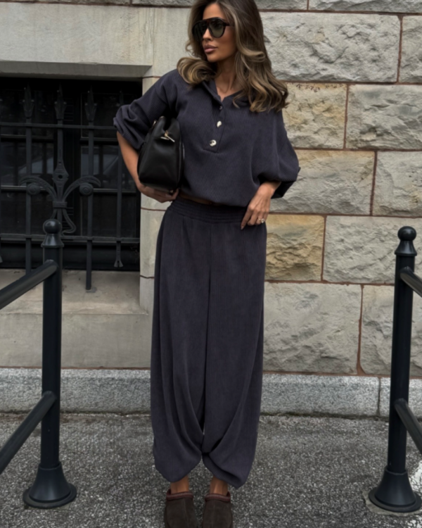Komplet bluza ze spodniami LaBalancia Venice grafit