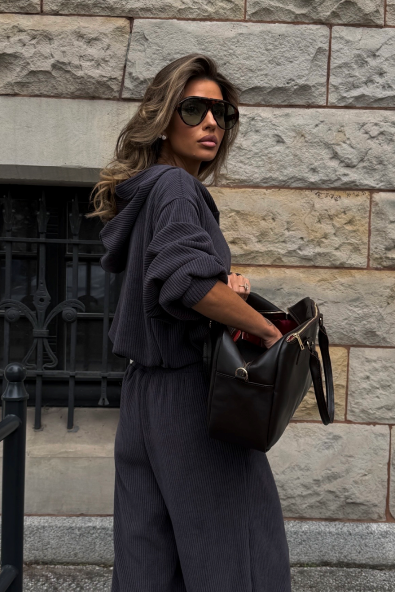 Komplet bluza ze spodniami LaBalancia Venice grafit