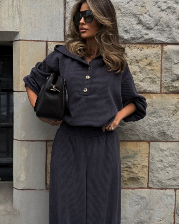 Komplet bluza ze spodniami LaBalancia Venice grafit
