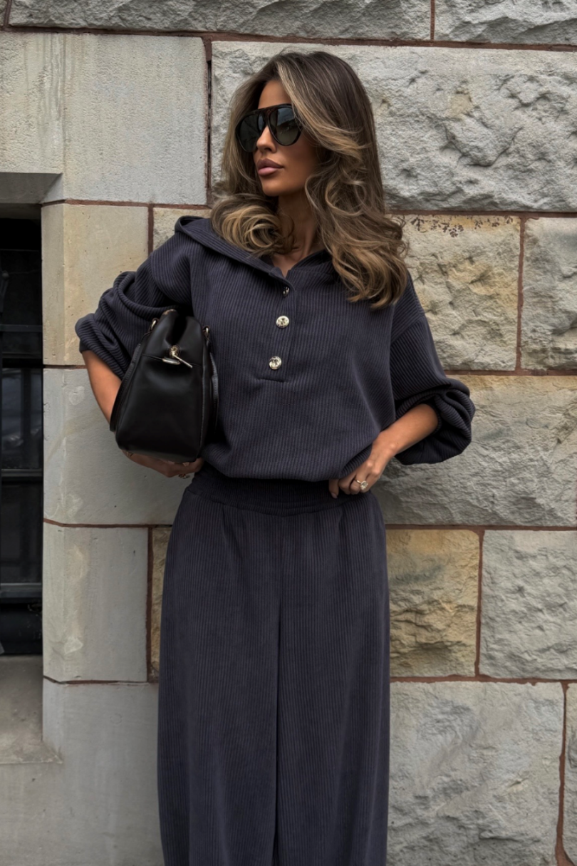 Komplet bluza ze spodniami LaBalancia Venice grafit