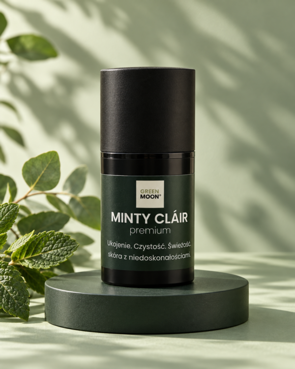 Maść do skóry problematycznej i z niedoskonałościami MINTY CLÁIR premium Green Moon