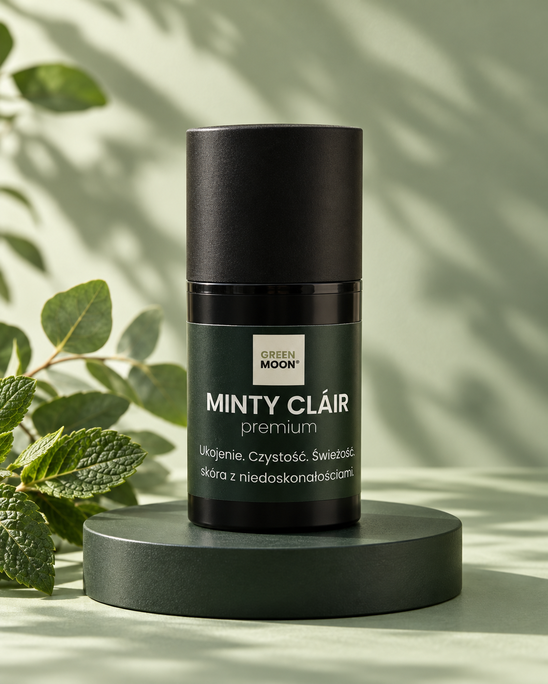 Maść do skóry problematycznej i z niedoskonałościami MINTY CLÁIR premium Green Moon