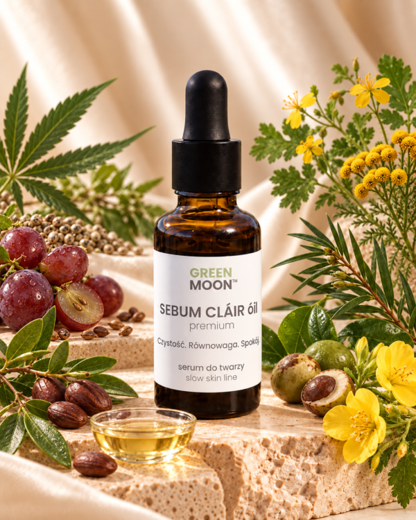 Serum do cery tłustej i mieszanej SEBUM CLÁIR óil premium Green Moon