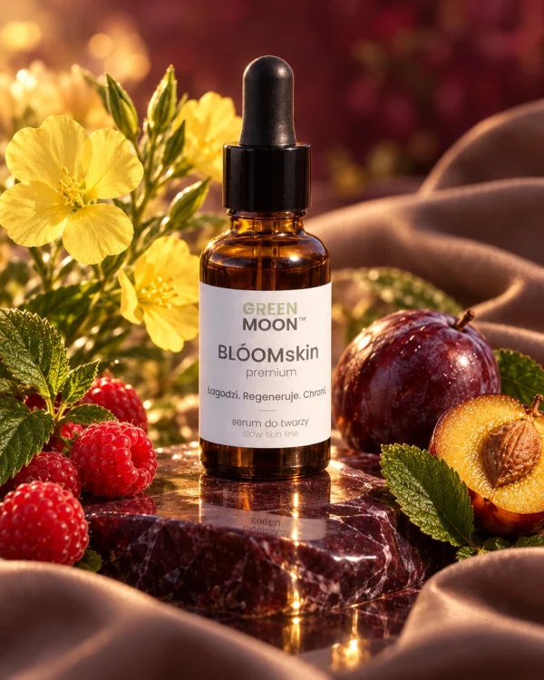 Serum do skóry suchej z koenzymem Q10 BLÓOMskin premium Green Moon