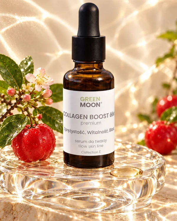 Serum do twarzy z kolagenem i witaminą C COLLAGEN BOOST élixir premium Green Moon