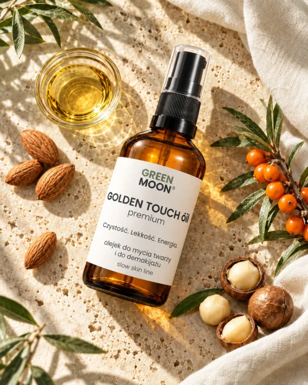 Olejek do mycia twarzy i demakijażu GOLDEN TOUCH óil premium Green Moon