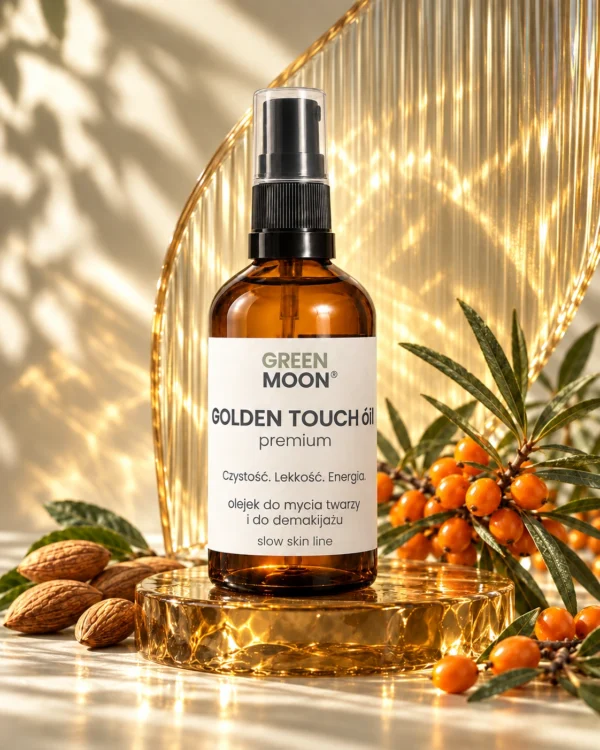 Olejek do mycia twarzy i demakijażu GOLDEN TOUCH óil premium Green Moon