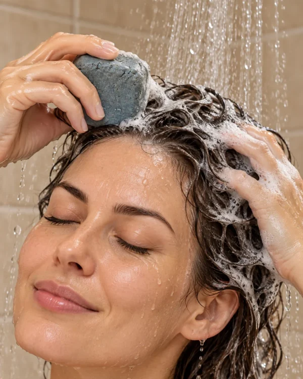 Szampon w kostce do codziennej pielęgnacji włosów hair in BALANCÉ premium Green Moon