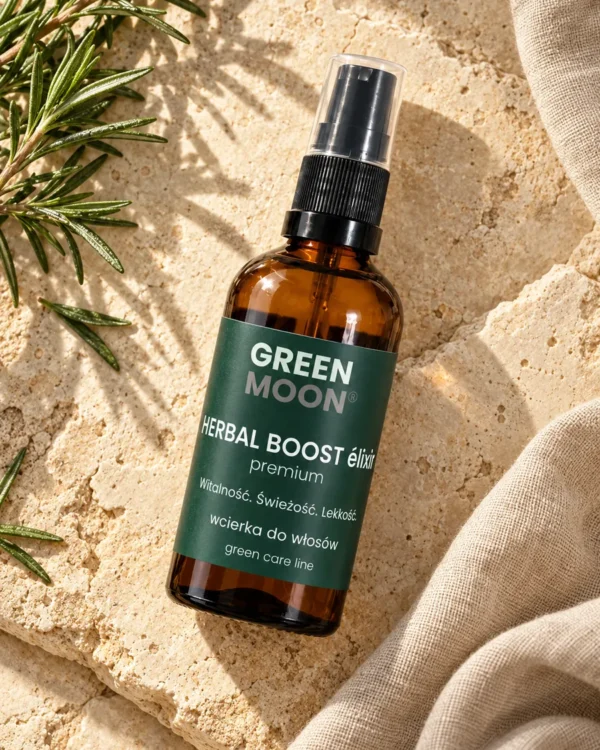Wcierka olejowa do włosów HERBAL BOOST élixir premium Green Moon