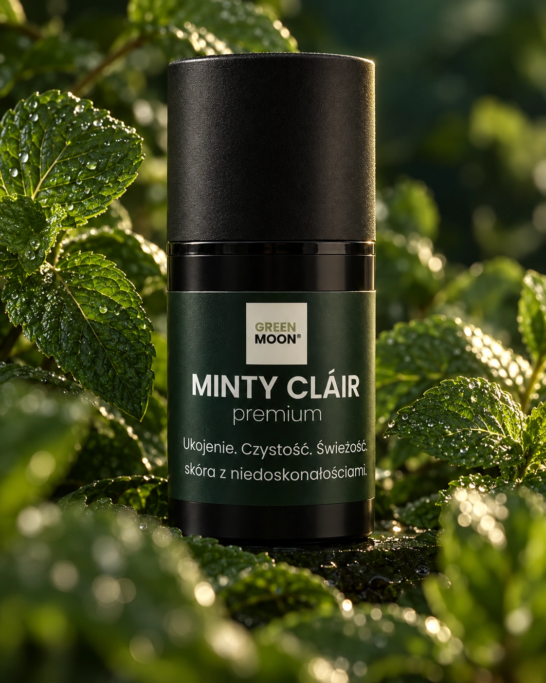 Maść do skóry problematycznej i z niedoskonałościami MINTY CLÁIR premium Green Moon