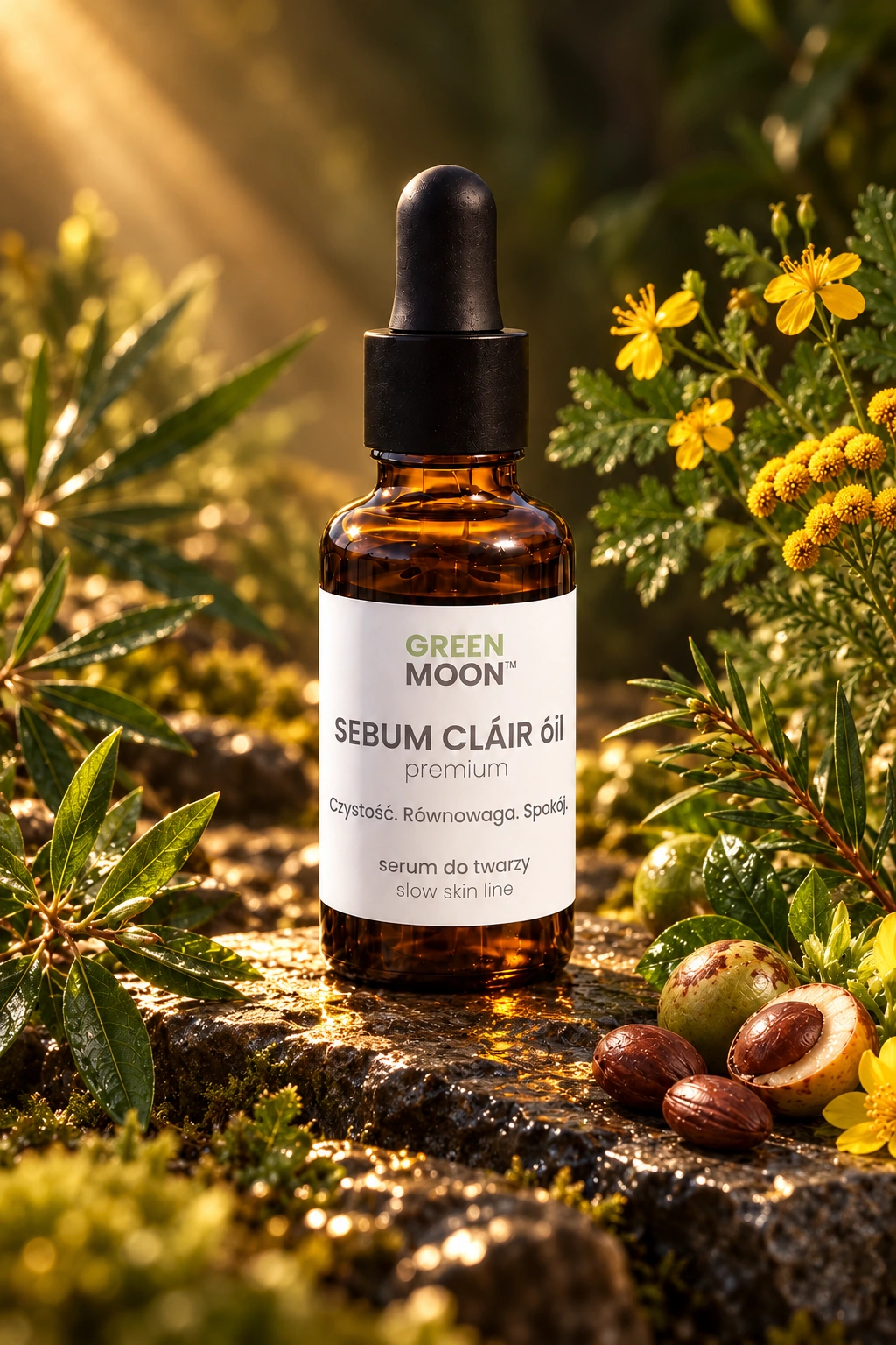 Serum do cery tłustej i mieszanej SEBUM CLÁIR óil premium Green Moon