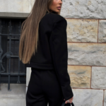 Marynarka ze spodniami komplet LaBalancia Haze czarny