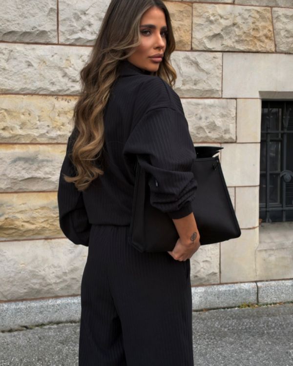 Komplet bluza ze spodniami LaBalancia Muse czarny