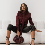 Elegancka koszula LaBalancia Milo bordo