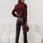 Elegancka koszula LaBalancia Milo bordo