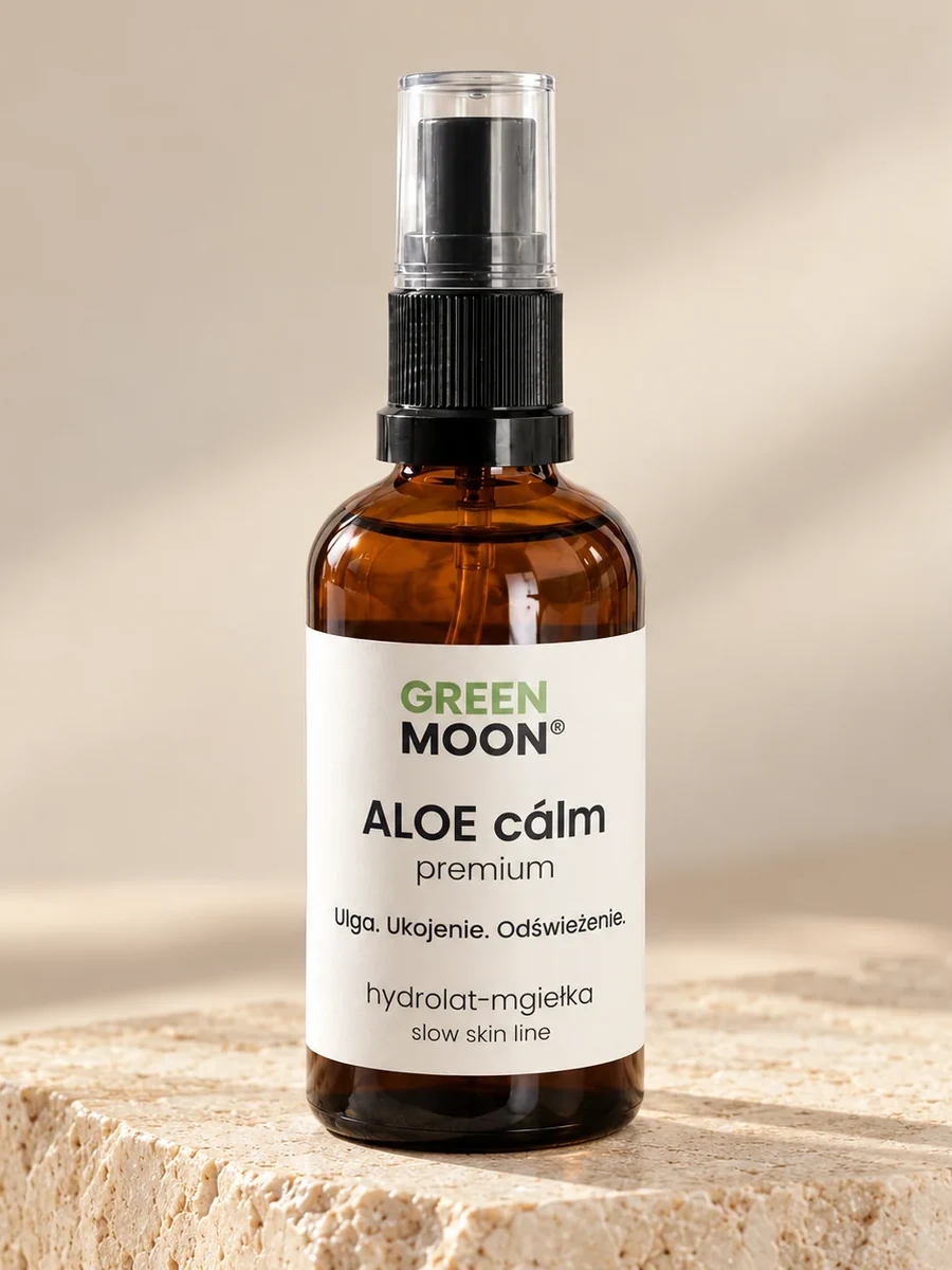 Mgiełka do skóry suchej, wrażliwej, naczynkowej i podrażnionej ALOE cálm premium Green Moon
