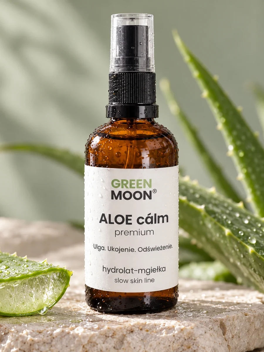 Mgiełka do skóry suchej, wrażliwej, naczynkowej i podrażnionej ALOE cálm premium Green Moon