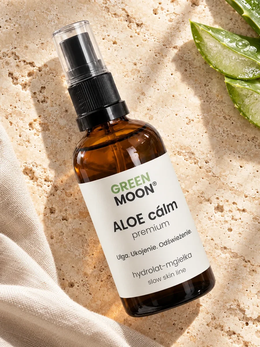 Mgiełka do skóry suchej, wrażliwej, naczynkowej i podrażnionej ALOE cálm premium Green Moon