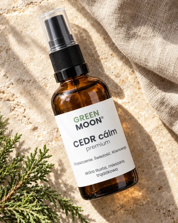 Mgiełka do skóry tłustej, mieszanej i problematycznej CEDR cálm premium Green Moon