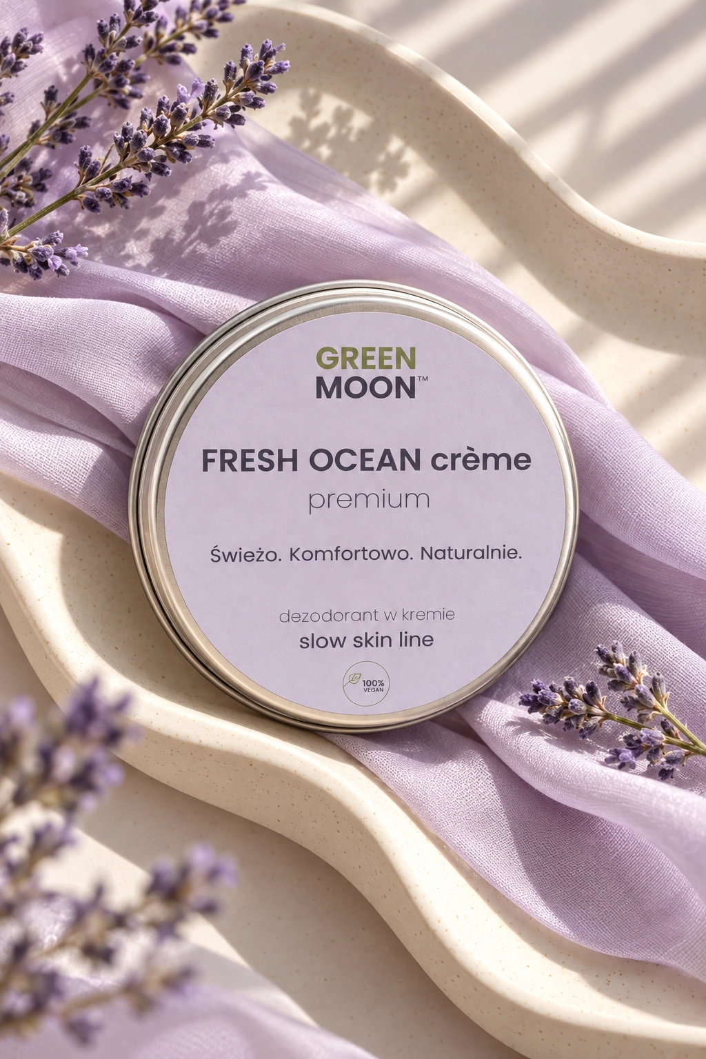 Dezodorant w kremie FRESH OCEAN crème premium Green Moon