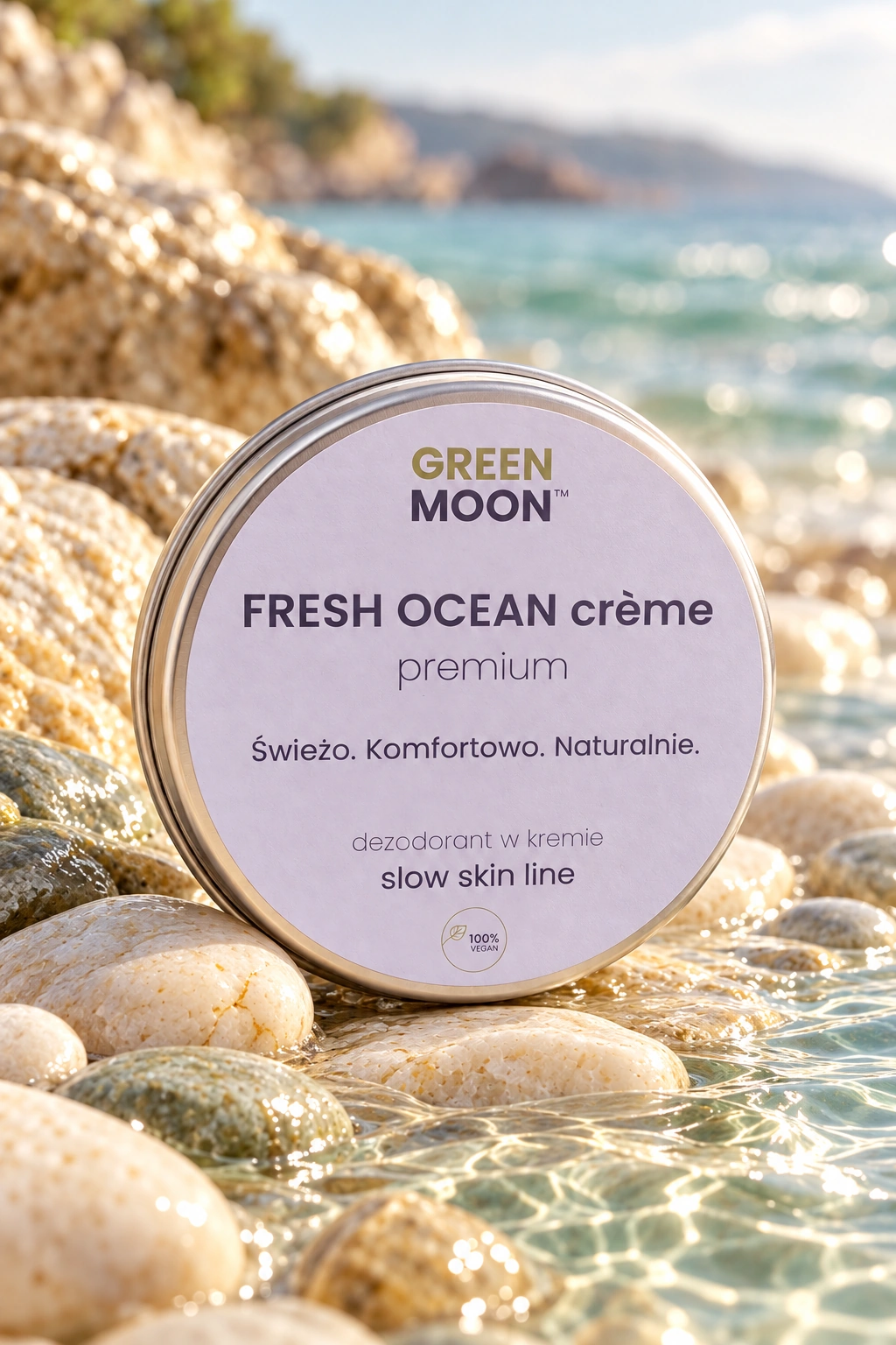Dezodorant w kremie FRESH OCEAN crème premium Green Moon